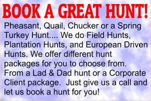 Book a Hunt Now!