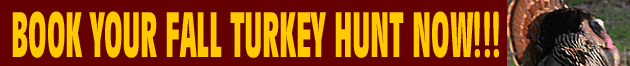 Book Turkey Hunts Now!