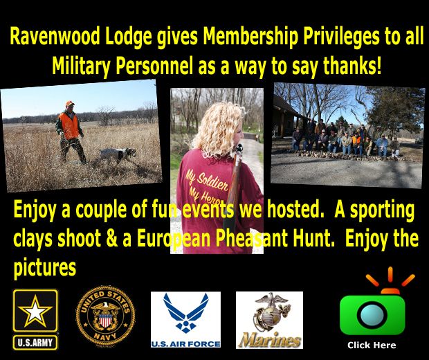 Ravenwood Military Membership Privilages